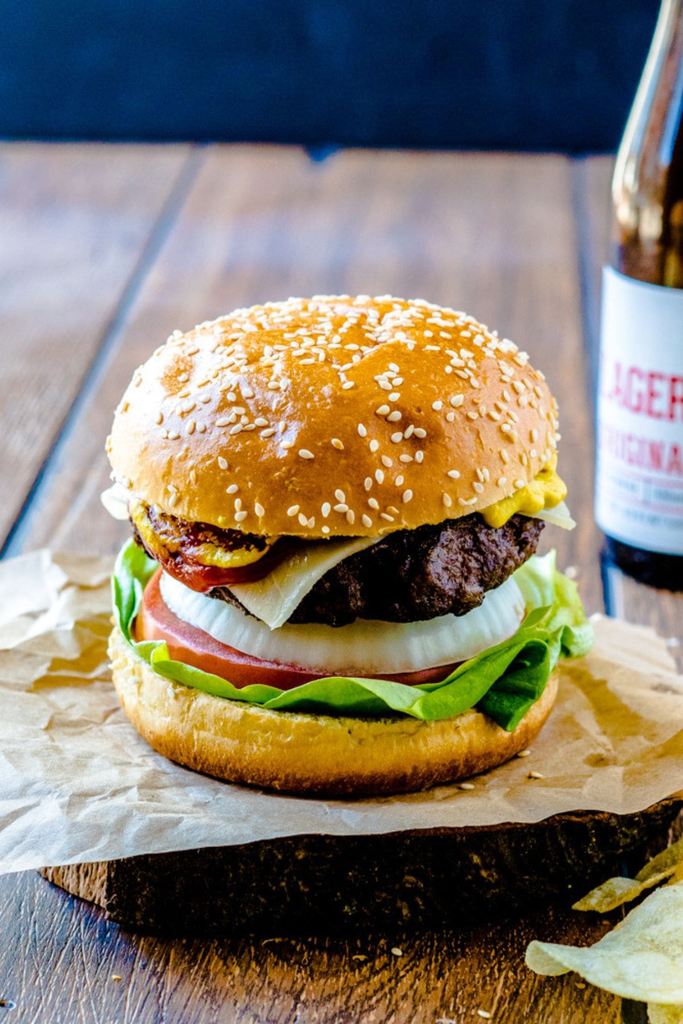 Burger (White, Small)